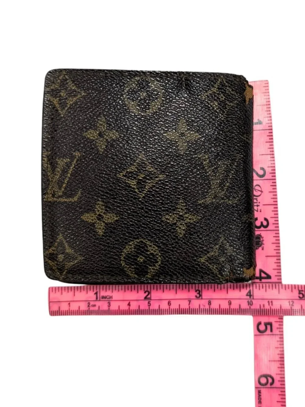 Louis Vuitton Monogram Coated Canvas Marco Men's Bi-Fold Wallet CAO994 READ